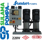 STANDART TH 2xSBM V 80/8 1.5 HP 220V ÇİFT POMPALI MONOFAZE TAM OTOMATİK HİDROFOR