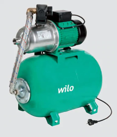 WİLO HMHI 205 - 0.75 KW YATAY TANKLI KADEMELİ HİDROFOR 50 LT TANKLI