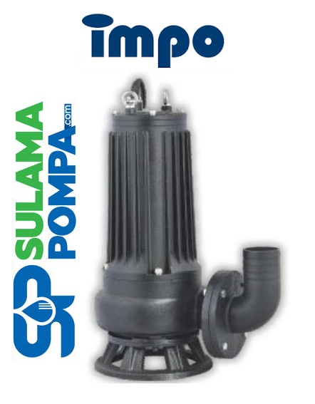 İMPO WQ 10-7-0.75 QG 1.HP 220V PARÇALAYICILI ÇARKLI FOSEPTİK DALGIÇ POMPA