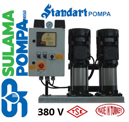 STANDART TH 2xSKM V 32/2 4.HP 380W ÇİFT POMPALI TAM OTOMATİK HİDROFOR