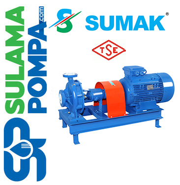 SUMAK SMT 250/65 75,HP YATAY MİLLİ SALYANGOZ POMPA 2900 d/d