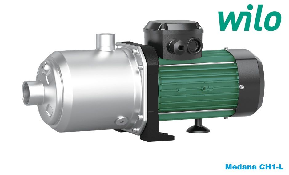 Wilo Medana CH1-L.1003-1/E/A/10T  1.5kW 380V  Paslanmaz Çelik Gövdeli Çok Kademeli Yatay Santrifüj Pompa (Aisi 304)