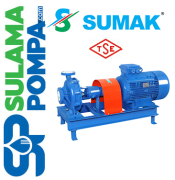 SUMAK SMT 250/80 15, HP YATAY MİLLİ SALYANGOZ POMPA 1450 d/d