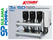 STAR 3 SD 160/5 T 3x10 HP 380V ÜÇ POMPALI ENDÜSTRİYEL TİP SESSİZ PAKET HİDROFOR