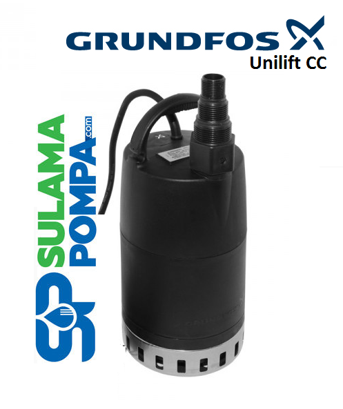 GRUNDFOS UNİLİFT CC 5 M1 - 0,30 HP 220V ATIK SU DRENAJ DALGIÇ POMPA (FLATÖRSÜZ)-96280965