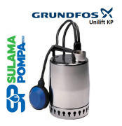 GRUNDFOS UNİLİFT KP 150-A1 0,4 HP 220V KOMPLE PASLANMAZ ÇELİK DRENAJ DALGIÇ POMPA-011H1800