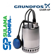 GRUNDFOS UNİLİFT KP 250-A1 0,7 HP 220V KOMPLE PASLANMAZ ÇELİK DRENAJ DALGIÇ POMPA-012H1800