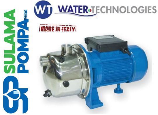 WATER WTJ 80 M 0.8 HP PASLANMAZ GÖVDELİ JET POMPA