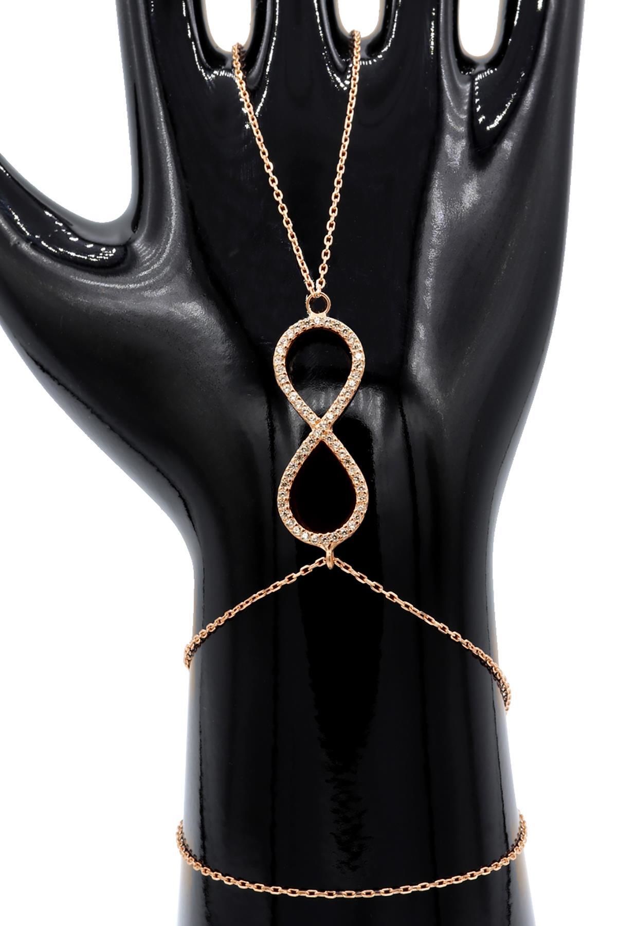 Sonsuzluk Modeli Roz Gümüş Şahmeran 099