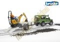 BRUDER Land Rover Arazi Aracı & JCB Mini Kazıcı 02593