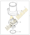 THERMOSTAT TERMOSTAT KAPAĞI İLE BİRLİKTE
