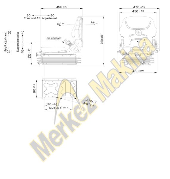 22/M110X İŞ MAKİNALARI KOLTUKLARI