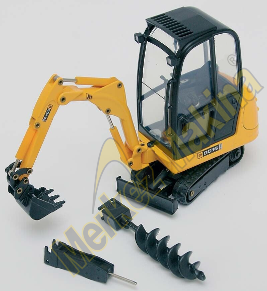 JCB 8016 Set with 3 attachments JOAL 1:25