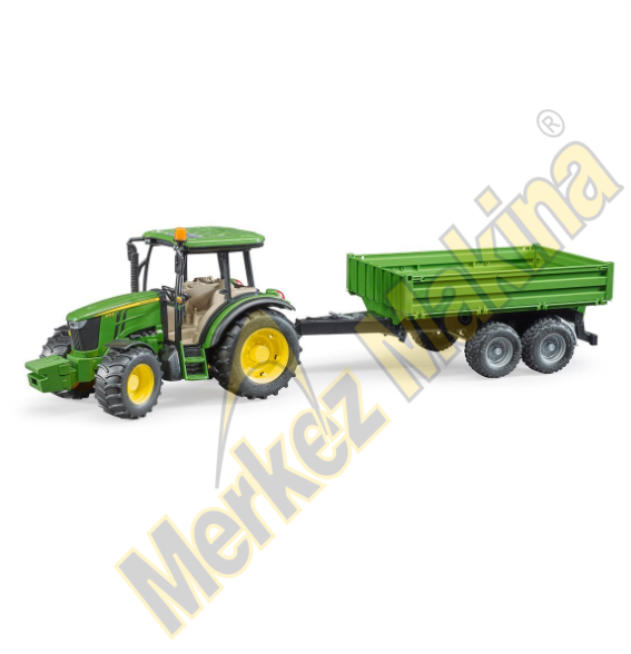 Bruder John Deere 5115 Traktör Römork
