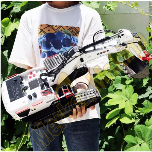 HUINA 1/14 profesyonel 22 Kanal RC Model 4 Farklı Kepçeli Ekskavatör Kazıcı Uzaktan Kumandalı Çok Fonksiyonlu İş Makinası 2.4G Sesli ve Işıklı 1594