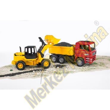 Man Damperli Kamyon Ve Fr 130 Kepçe BR02752