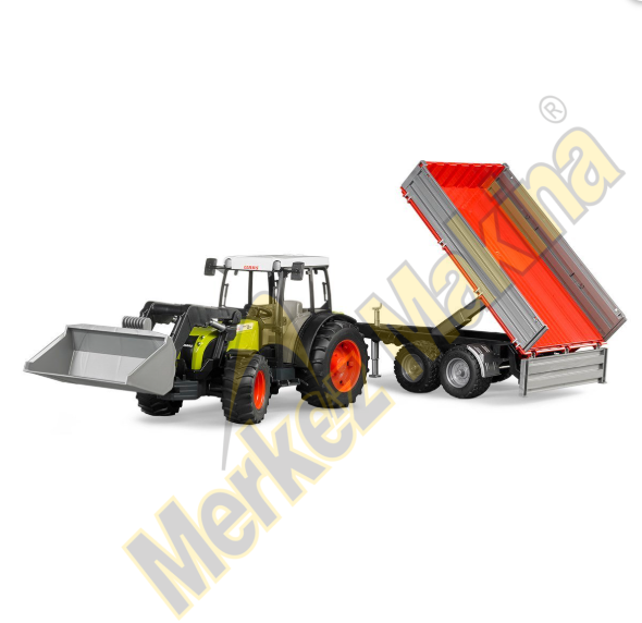 Bruder Claas Nectis 267F Traktör Römork