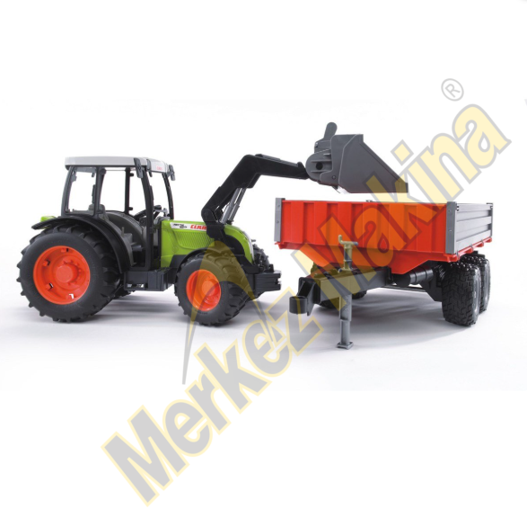 Bruder Claas Nectis 267F Traktör Römork