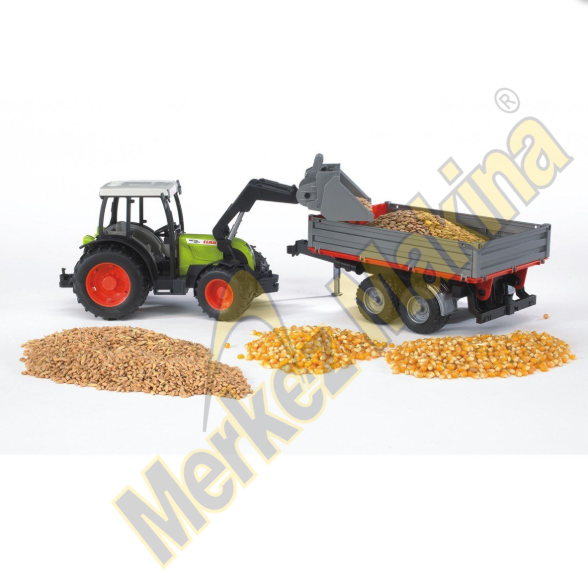 Bruder Claas Nectis 267F Traktör Römork