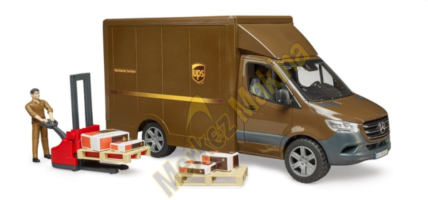 Bruder Mercedes Benz Ups Kargo Transpalet