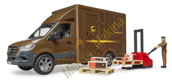 Bruder Mercedes Benz Ups Kargo Transpalet