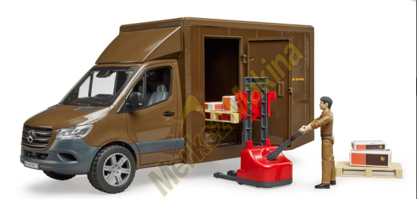 Bruder Mercedes Benz Ups Kargo Transpalet