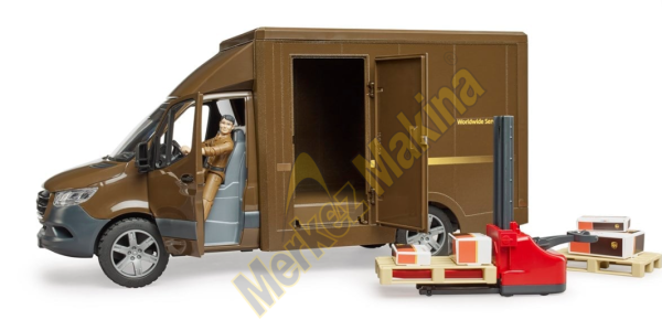 Bruder Mercedes Benz Ups Kargo Transpalet