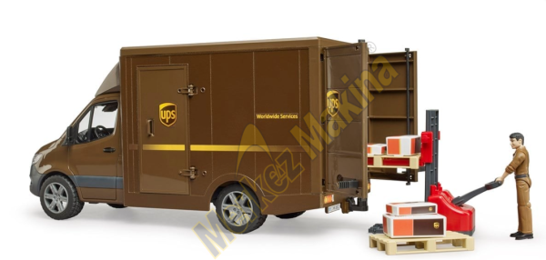 Bruder Mercedes Benz Ups Kargo Transpalet