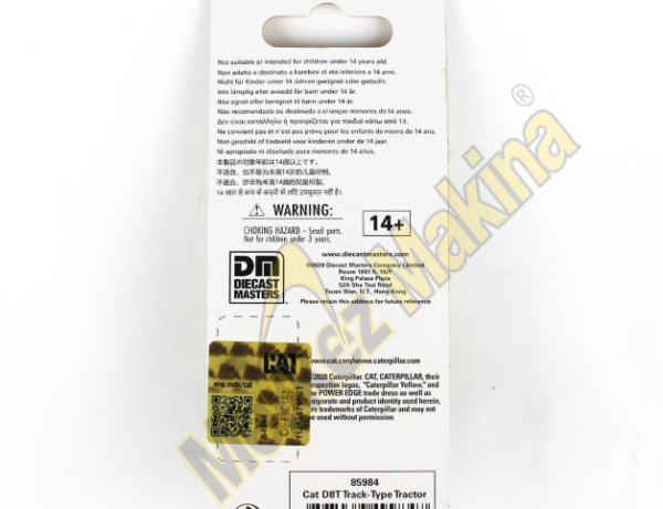 D8T Dozer Metal Anahtarlık