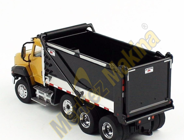 1/50 Ölçek Cat CT660 SBFA Damperli Kamyon, Sergilemeye Hazır Metal İş Makinası Modeli