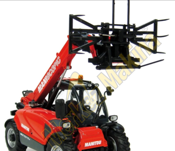 MANITOU MLT 625-75H H Kepçeli Forklift 1:32  Sergilemeye Hazır Metal Tarımsal Makina Modeli