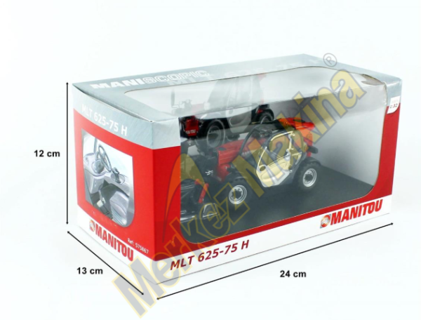 MANITOU MLT 625-75H H Kepçeli Forklift 1:32  Sergilemeye Hazır Metal Tarımsal Makina Modeli