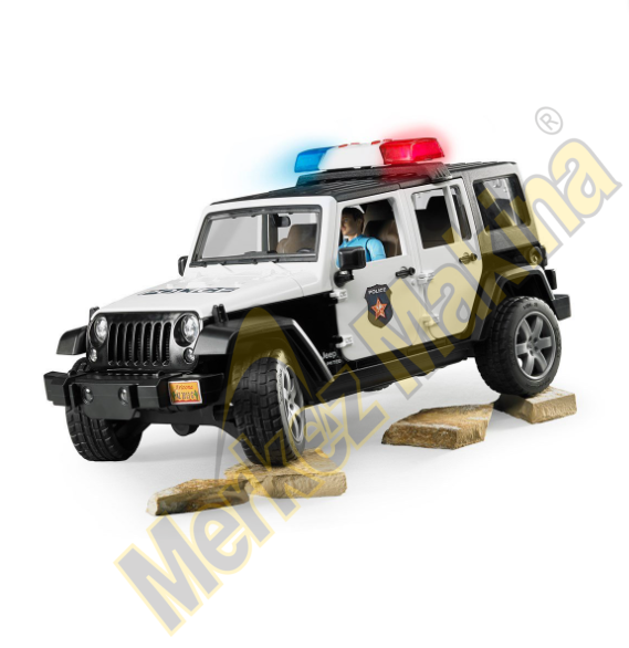 Bruder Jeep Wrangler U.R. Polis Aracı Ve Memur