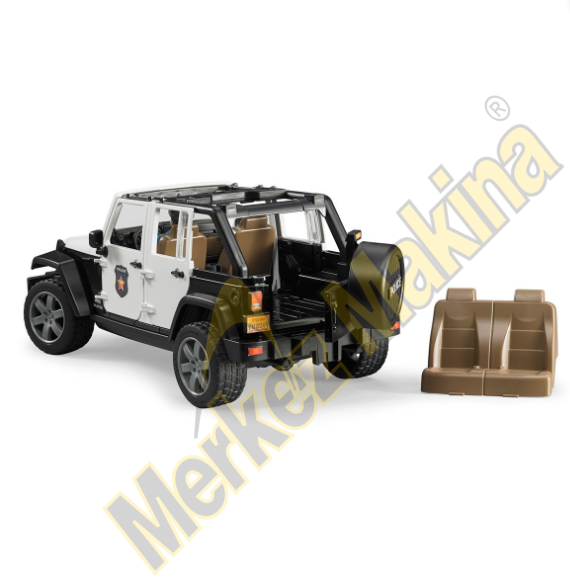Bruder Jeep Wrangler U.R. Polis Aracı Ve Memur