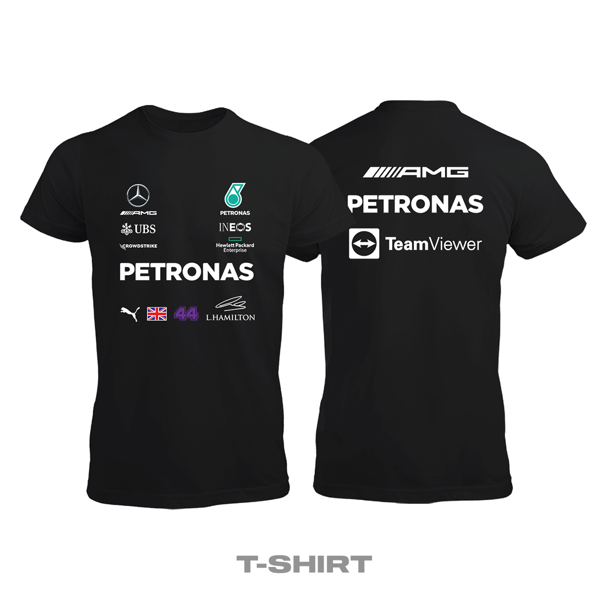 AMG Petronas F1 Team: Black Edition 2021 Tişört