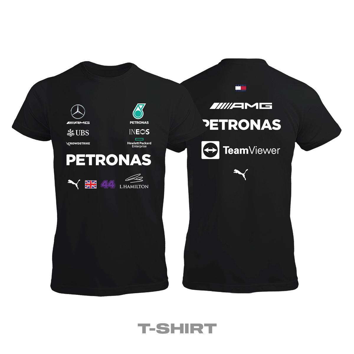AMG Petronas F1 Team: Black Edition 2022 Tişört