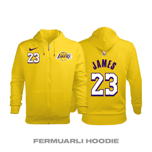 Los Angeles Lakers: City Edition 2019/2020 Fermuarlı Kapüşonlu Hoodie