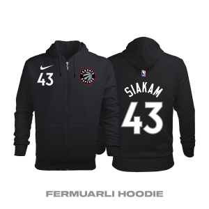 Toronto Raptors: Statement Edition 2017/2018 Fermuarlı Kapüşonlu Hoodie