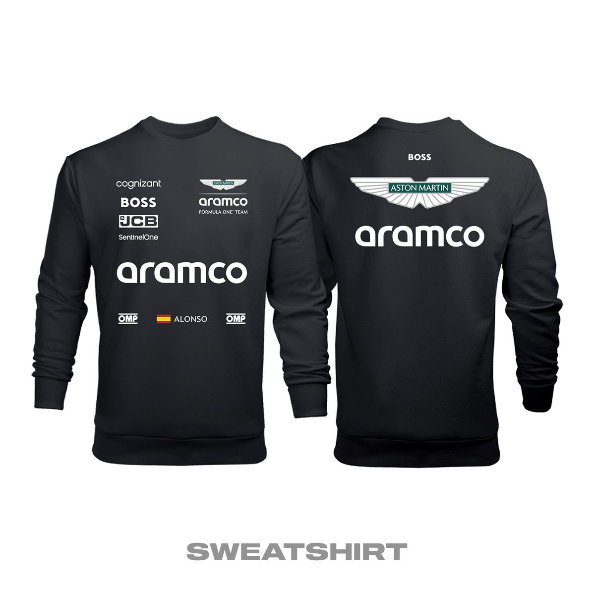 Aston Martin F1 Team: AMR24 - Black Edition Sweatshirt