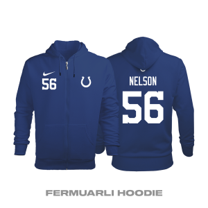 Indianapolis Colts: Home Edition 2020/2021 Fermuarlı Kapüşonlu Hoodie