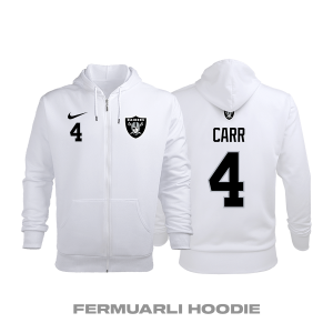 Las Vegas Raiders: Road Edition 2020/2021 Fermuarlı Kapüşonlu Hoodie