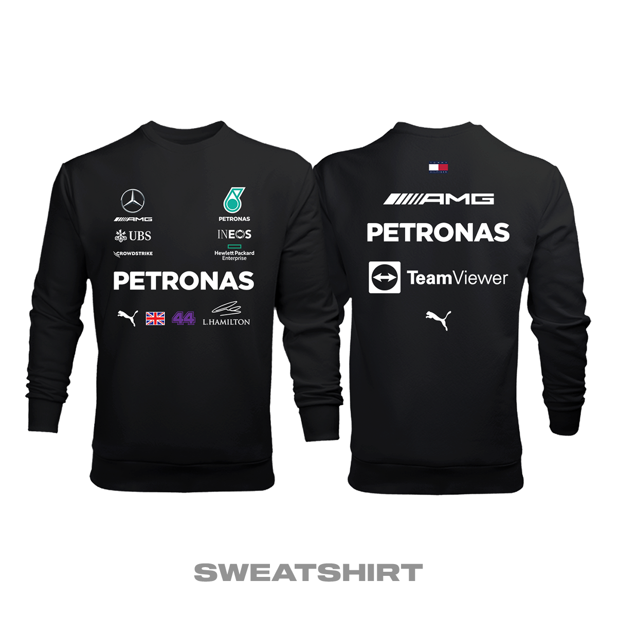 AMG Petronas F1 Team: Black Edition 2022 Sweatshirt