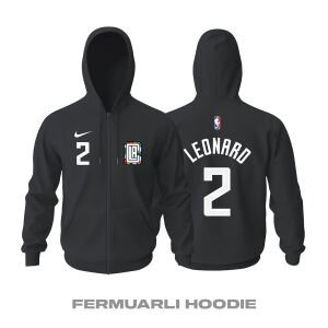 Los Angeles Clippers: City Edition 2022/2023 Fermuarlı Kapüşonlu Hoodie