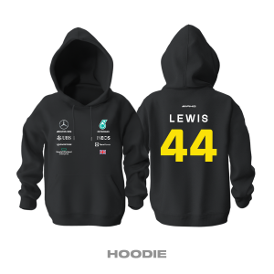 AMG Petronas F1 Team: W14 Black Crew Edition 2023 Kapüşonlu Hoodie
