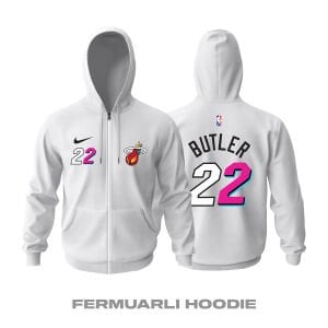 Miami Heat: City Edition 2022/2023 Fermuarlı Kapüşonlu Hoodie