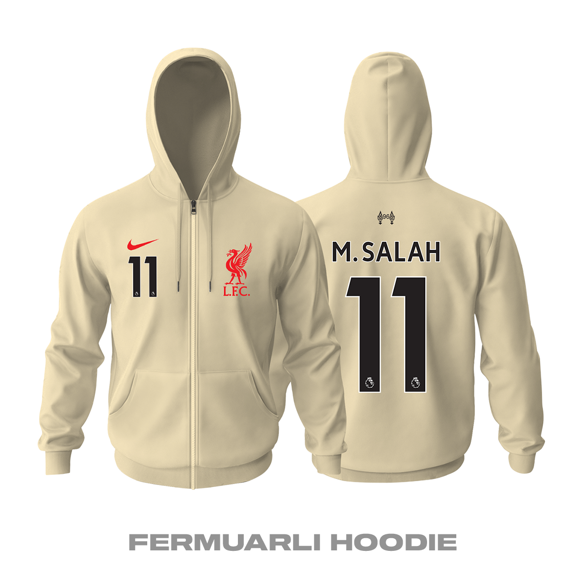 Liverpool: Away Edition 2021/2022 Fermuarlı Kapüşonlu Hoodie