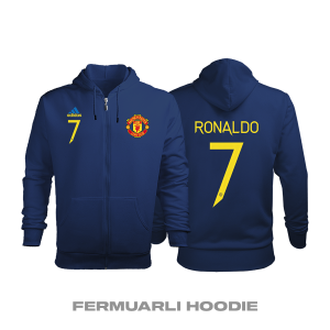 Manchester United: Third Edition 2021/2022 Fermuarlı Kapüşonlu Hoodie