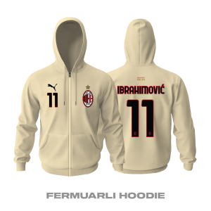 Milan: Away Edition 2021/2022 Fermuarlı Kapüşonlu Hoodie