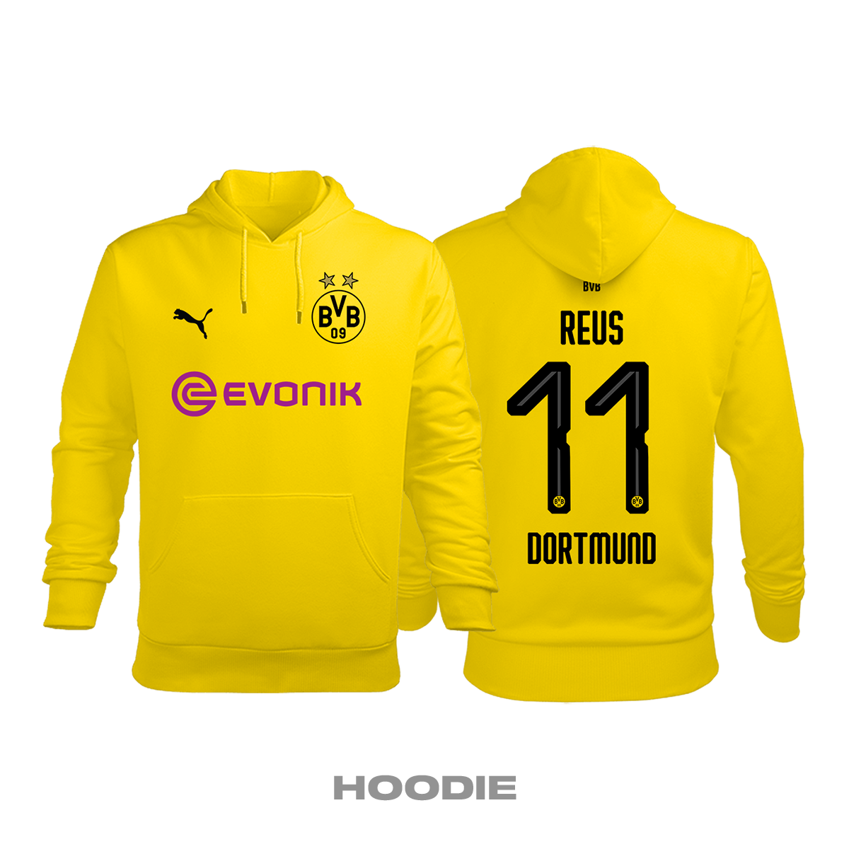Borussia Dortmund: Home Edition 2018/2019 Kapüşonlu Hoodie