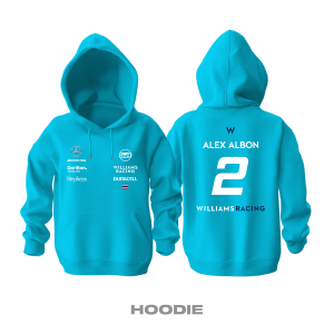 Williams Racing: Turquoise Crew Edition 2023 Kapüşonlu Hoodie
